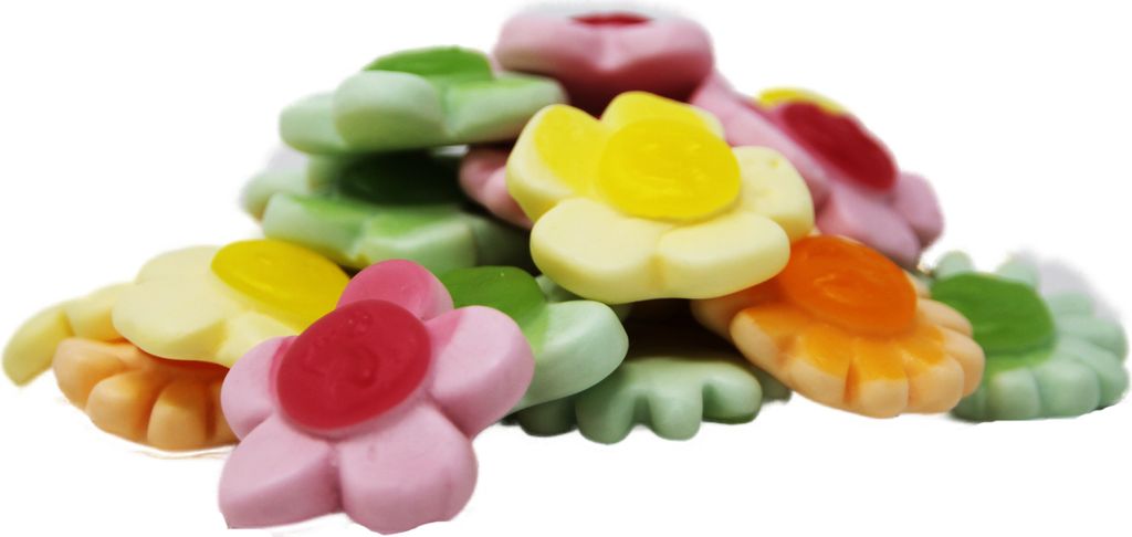 Gelatina di frutta Fiori pazzi Frisia fiori pazzi con facce Immagine del prodotto 