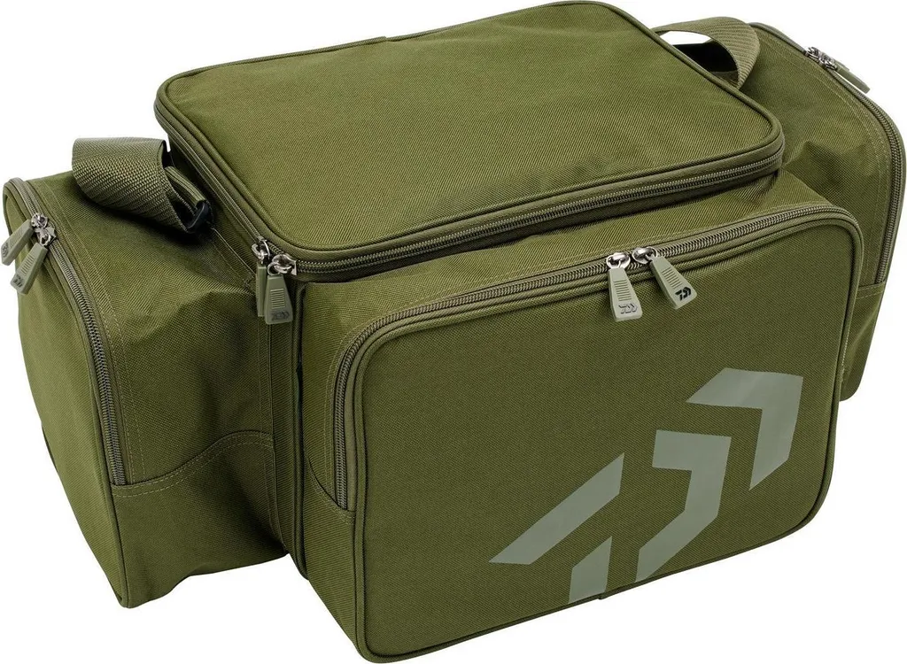 Daiwa Black Widow Compact Tackle Bag - Sac de Pêche Robuste Noir