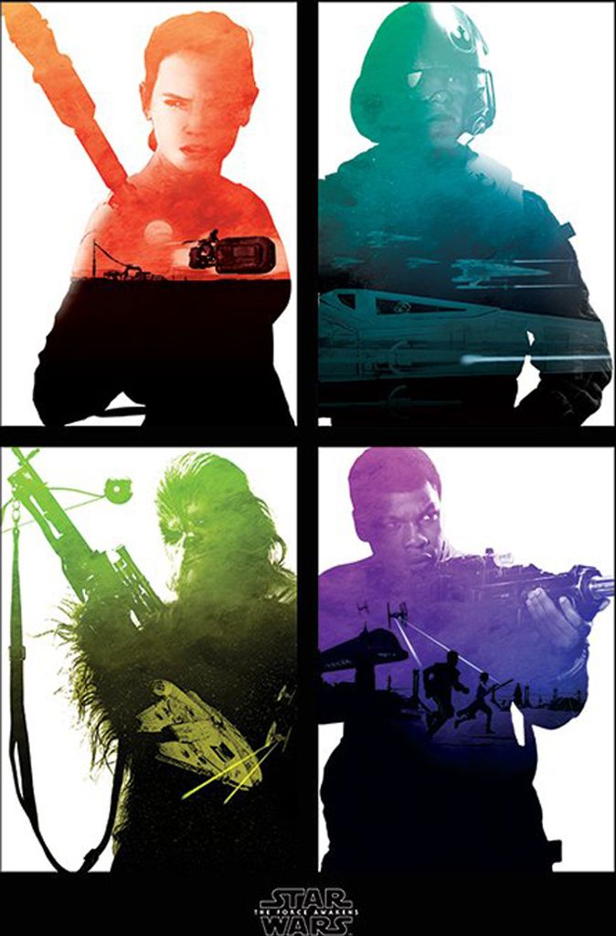 Star Wars - Poster - EP7 Rebel Blocks