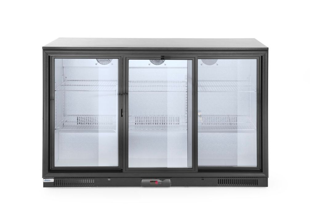 HENDI Bar Kühlschrank Schiebetüren 338 L 2/10°C 230 300 1335x500x(H)900