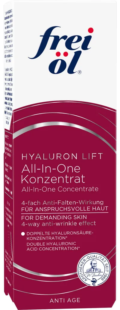 Frei öl Hyaluron Lift Concentré All-In-One à l'Acide Hyaluronique 30ml