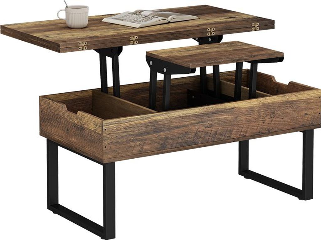 Stolik kawowy Vicco Lifty Rustykalny dąb 100 x 50 cm z Zdjęcie produktu 