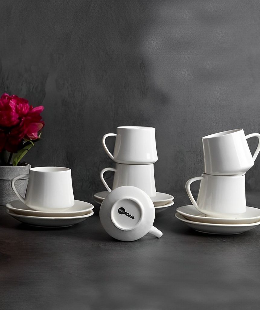 ILAB Sizilianisches Kaffeetassen-Set Mit Tablett – Handgefertigte Keramik Als Perfektes Gastgeschenk Zur Hochzeit