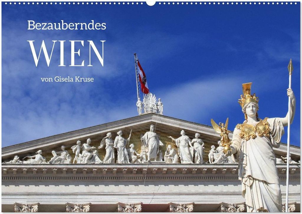 Bezauberndes Wien (Wandkalender 2026 DIN A2 quer), CALVENDO Monatskalender