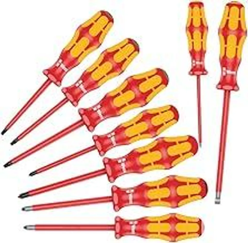 Wera 160 i/162 i/167 i/9 Set di cacciaviti Kraftform Plus Serie 100, 9 pezzi, 05133355001