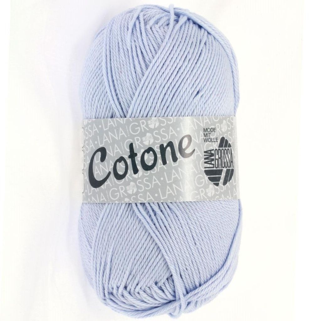 Lana Grossa - Cotone 0008 zartblau Produktbild 