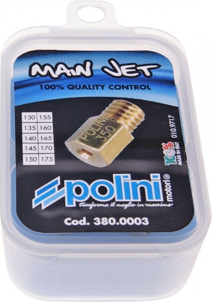 Hauptdüsenset Polini 130-175 für Mikuni Vergaser Produktbild 