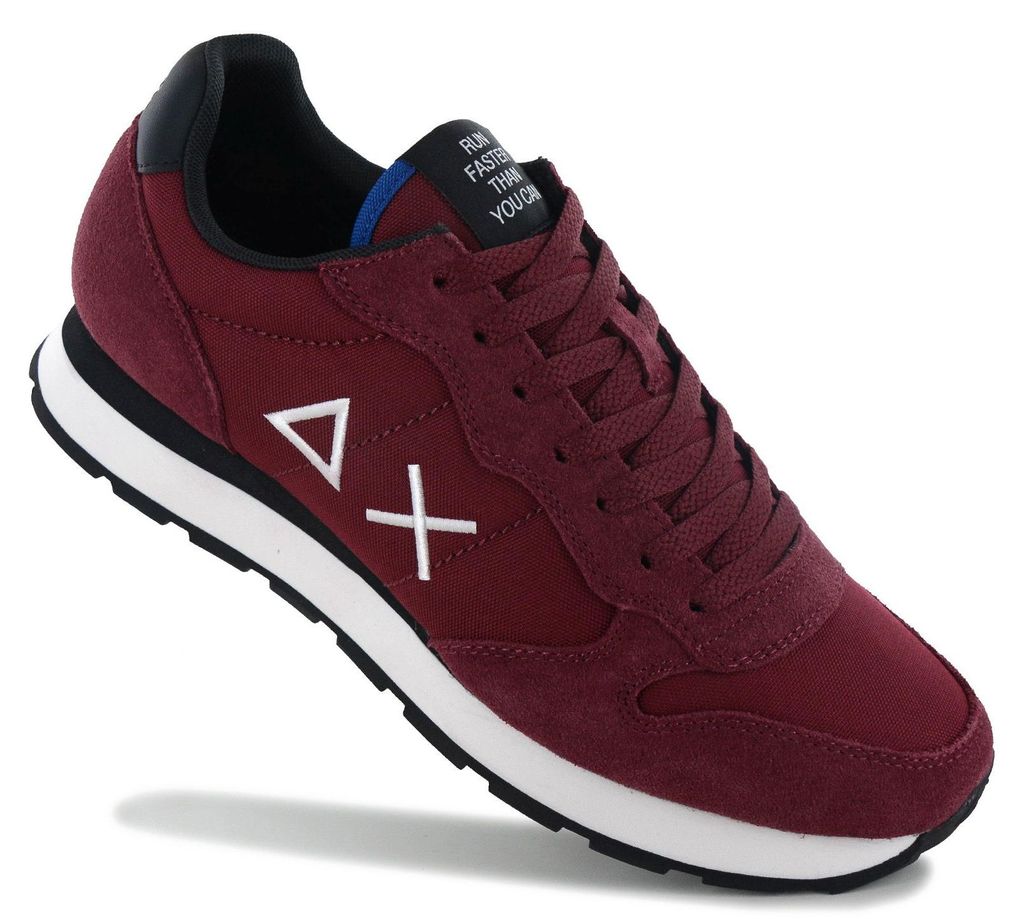 SUN68 Tom Solid - Baskets pour hommes, couleur rouge, Image du produit 