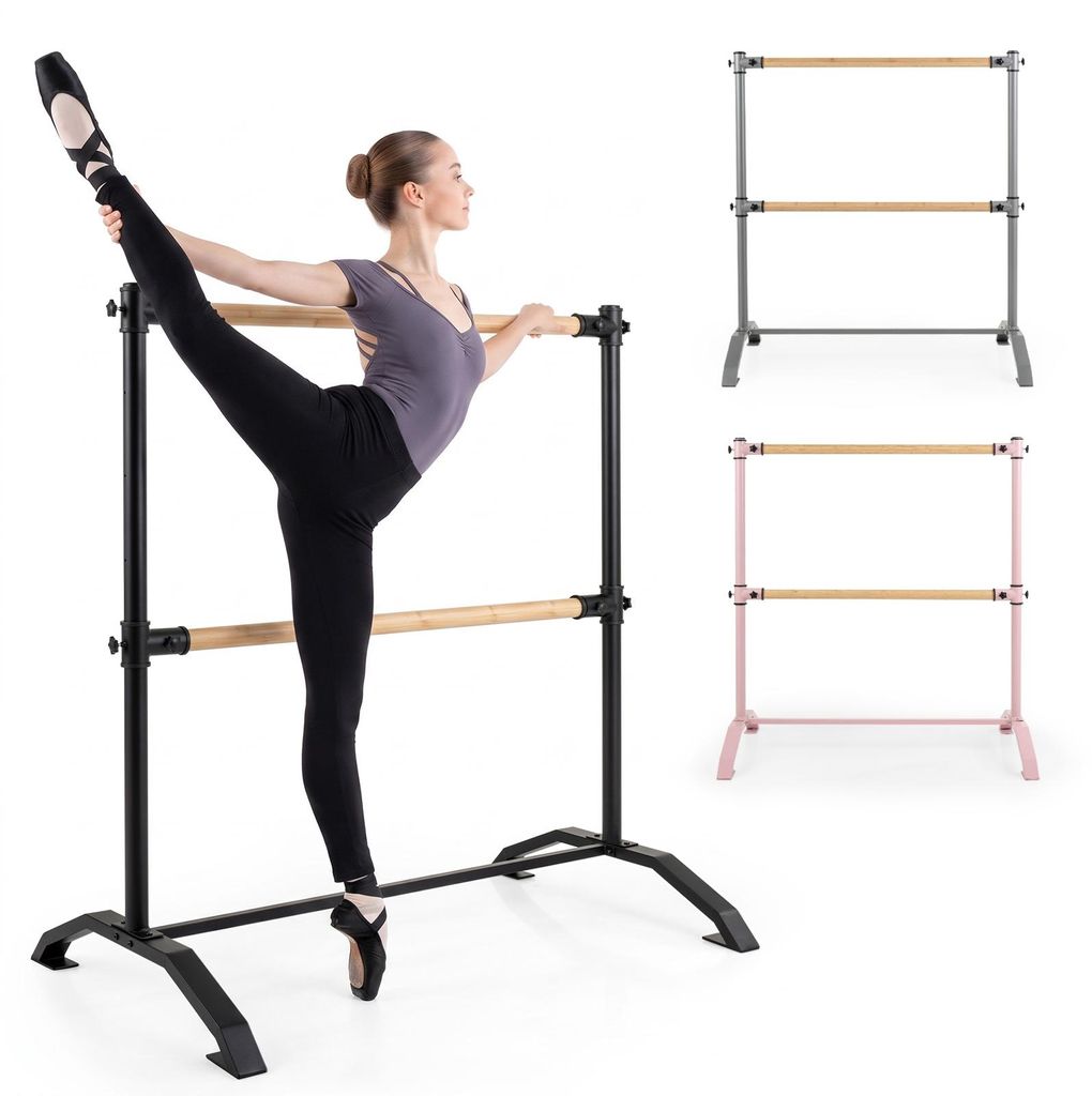 COSTWAY Balletstang, in hoogte verstelbaar (63 - 119 cm), Productafbeelding 