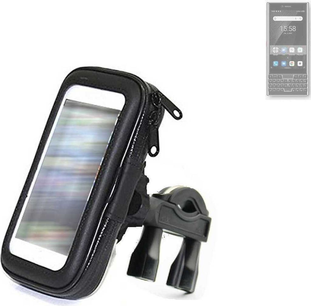 K-S-Trade Fahrrad-Halterung kompatibel mit Unihertz Titan Slim Handy-Halterung Halter Lenkstange Fahrradhalterung Motorrad Bike Mount Wasserabweisend