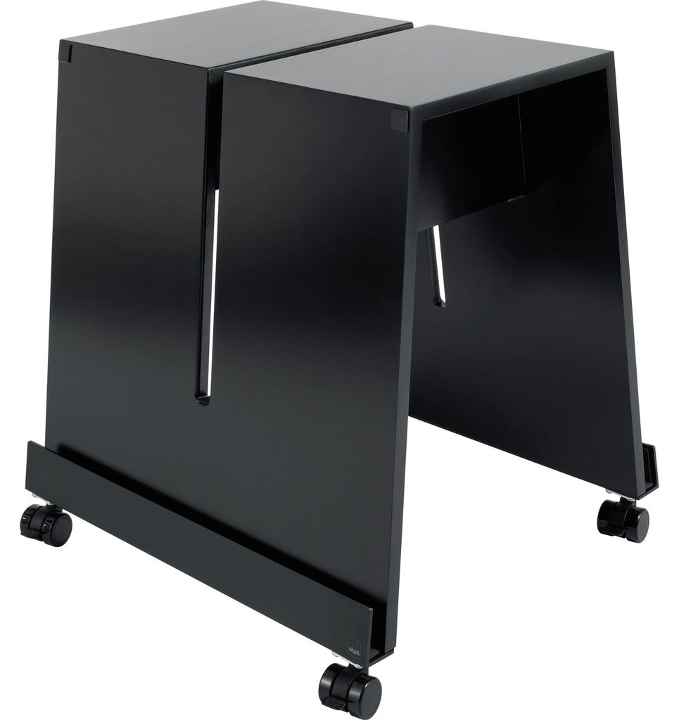 SIGEL MU050 Aufsteller Meet up, für agile Whiteboards Pinboards von SIGEL, mit Rollen, schwarz, 52x46x55 cm