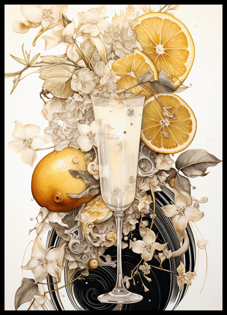 Plakat 50x70cm Zitrusessenzen