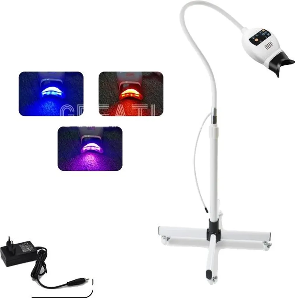 Kit blanchiment des dents 6 LED haute puissance et minuterie intelligente