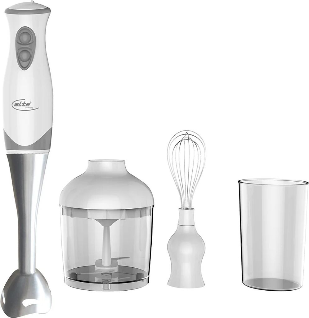 ELTA Stabmixer Set mit Zerkleinerer 2 Geschwindigkeitsstufen 250 W