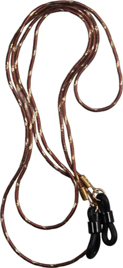 Catenina per Occhiali in Metallo Brown | Accessorio Professionale Uomo