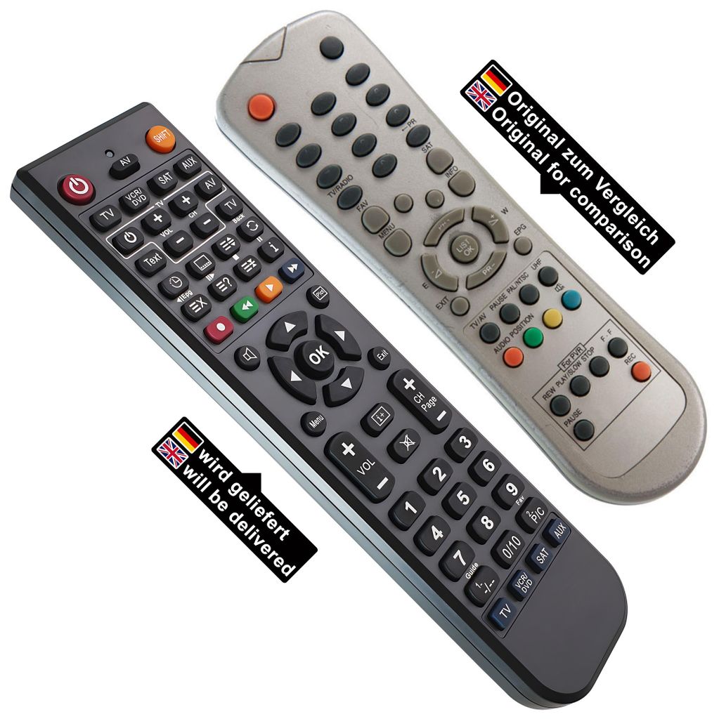Ersatz Fernbedienung für Medion RCX111