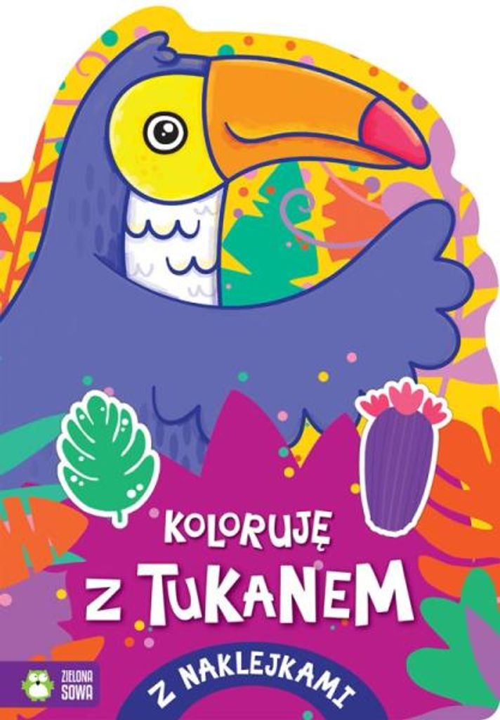 Koloruję z tukanem - Opracowanie zbiorowe (Ausmalbilder für Kinder auf Polnisch)