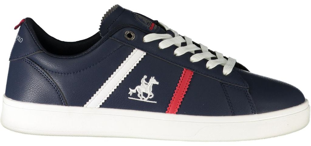 Herren-Sportschuh Blau mit Schnürsenkeln & Kontrastdetails