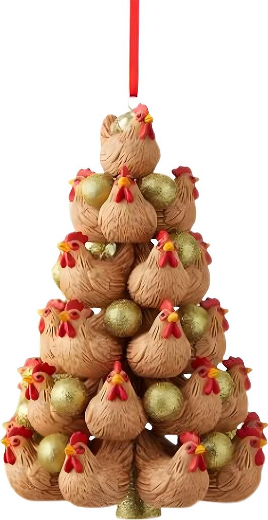 Stapelbarer Tieranhänger, Tier-Weihnachtsbaumanhänger, 2D-Acryl-Hängedekoration für Weihnachtsbaum, Rucksack, Schlüsselanhänger, Auto