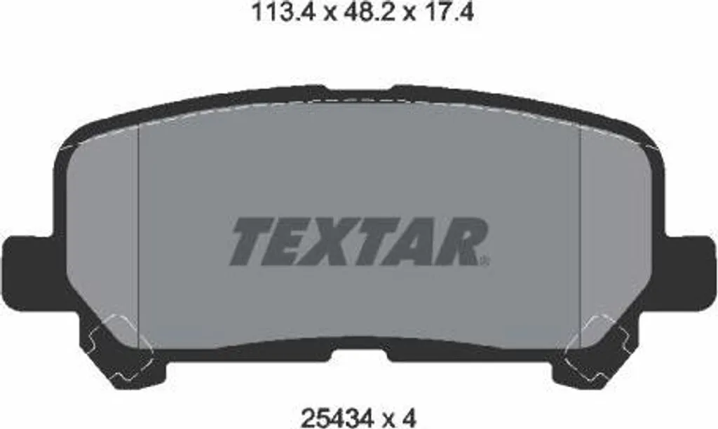 Kit Freinage Sécurité pour Toyota Hiace, Plaquettes 2543403 OE 446626030