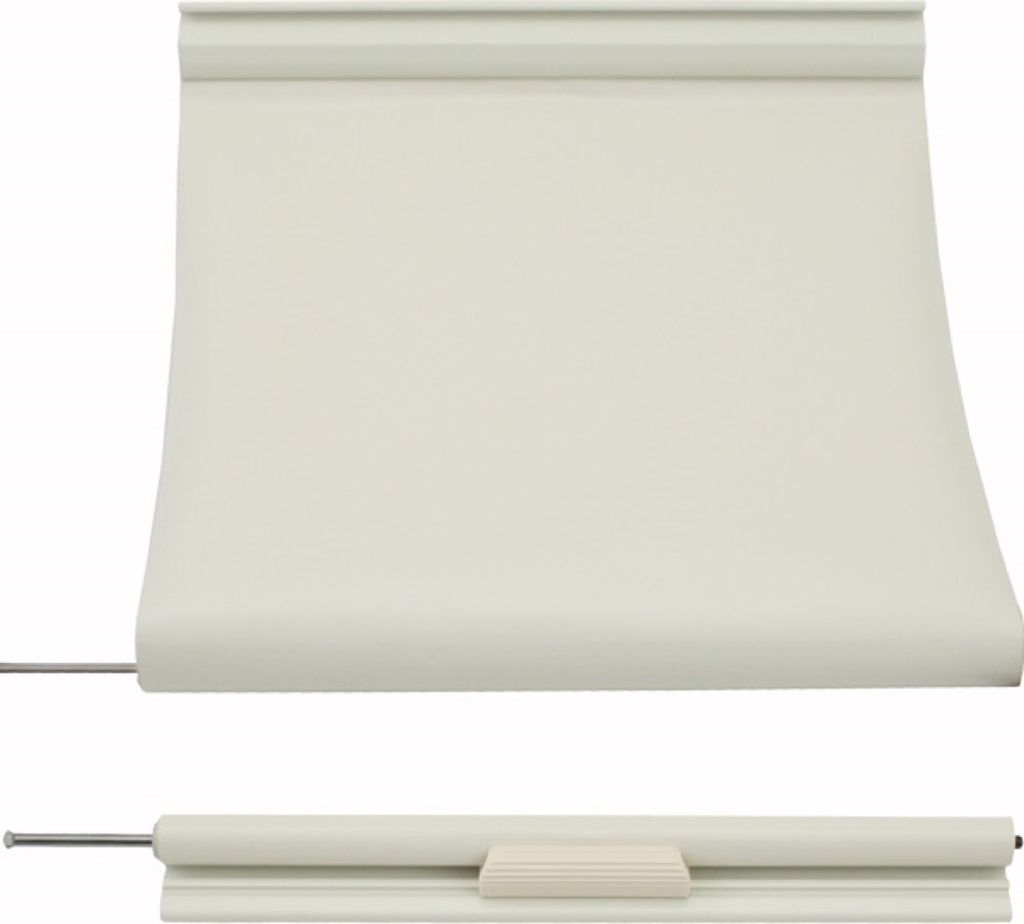 MPK Ersatzrollo Dachluke Dachfenster Dachhaube 28 x 28 cm Wohnwagen Wohnmobil Caravan perlweiß