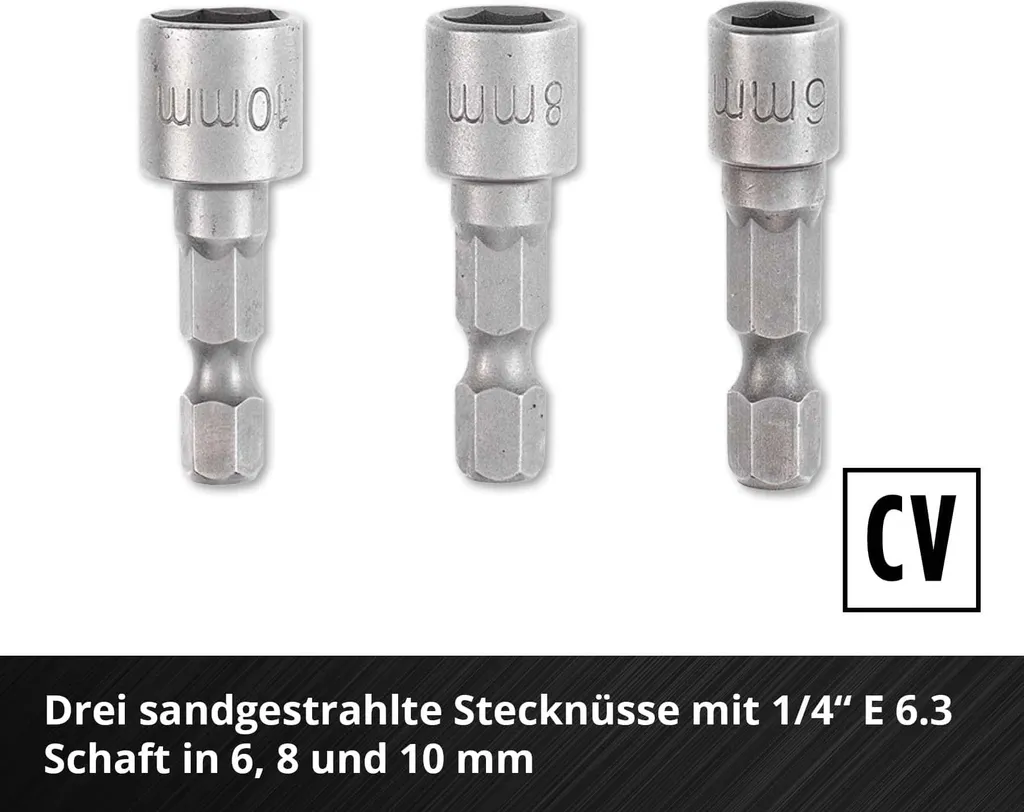 Set de 28 Embouts de Vissage Einhell S-CASE pour Perceuses et Visseuses - 4