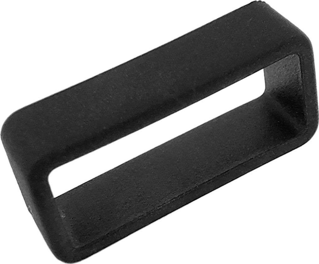 TW STEEL | Schlaufe schwarz 22mm für Uhrenarmbänder aus Kautschuk