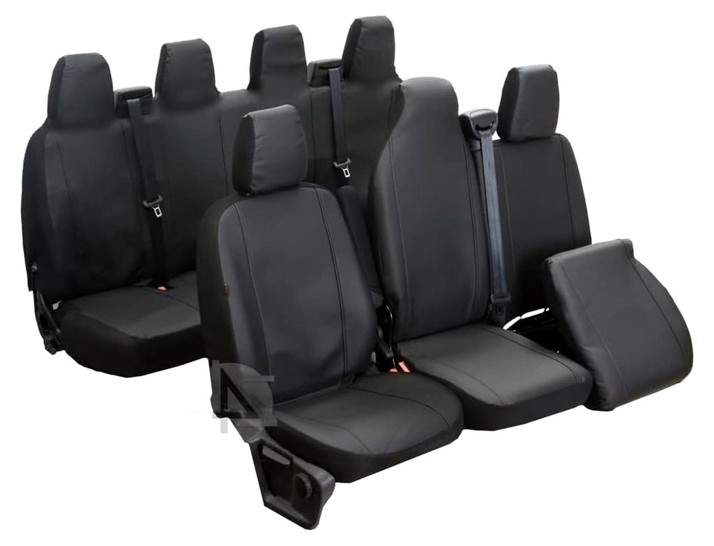 Kunstleder Sitzbezüge für 7-Sitzer, passend für Renault Master IV ab 2010