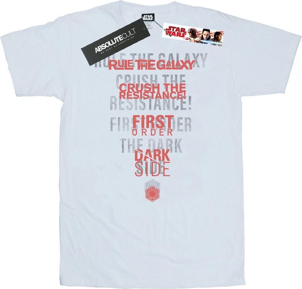 Star Wars - "The Last Jedi Dark Side Echo" T-Shirt für Herren BI46925 (M) (Weiß)