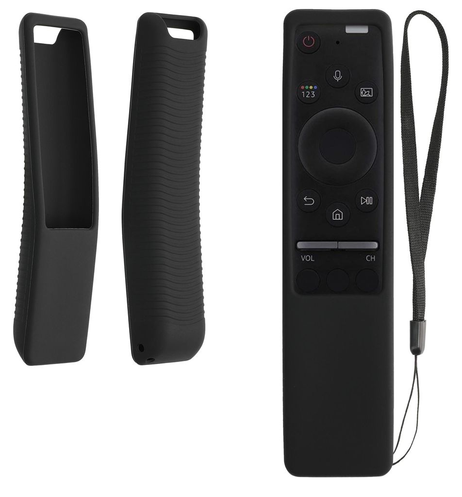 kwmobile Hülle Fernbedienung kompatibel mit Samsung BN59-01274A / BN59-01330B Hülle - Silikon Case für TV Zubehör in Schwarz