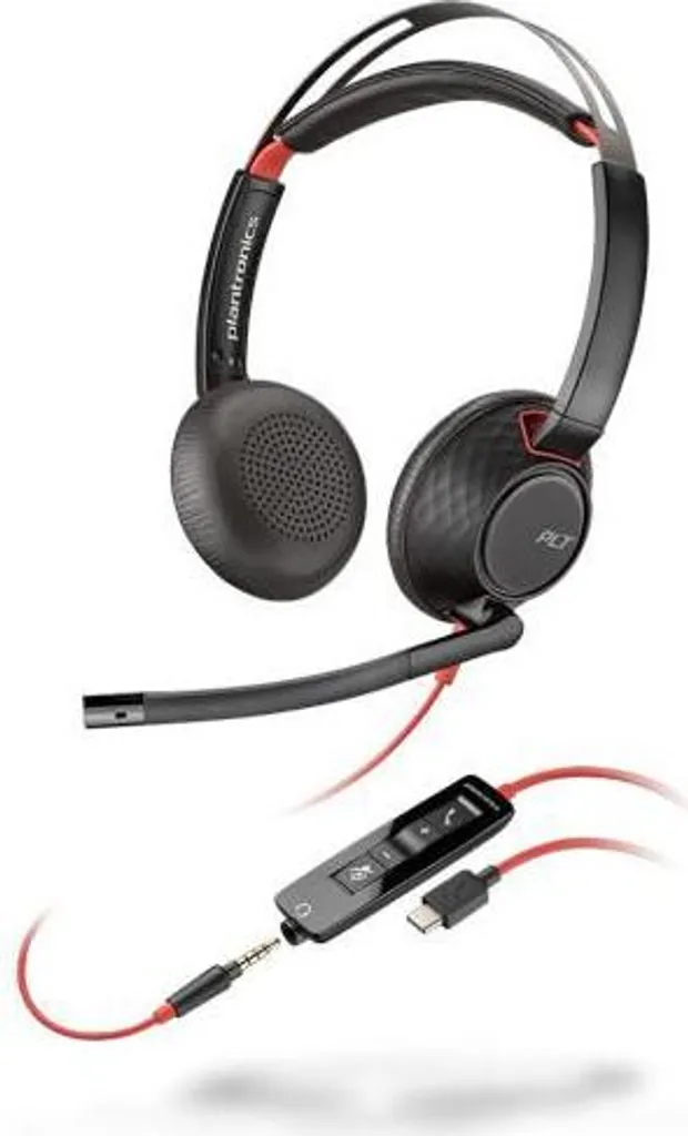 Poly Blackwire 5220 C5220 USB-C : Supprimez les Bruits au Bureau