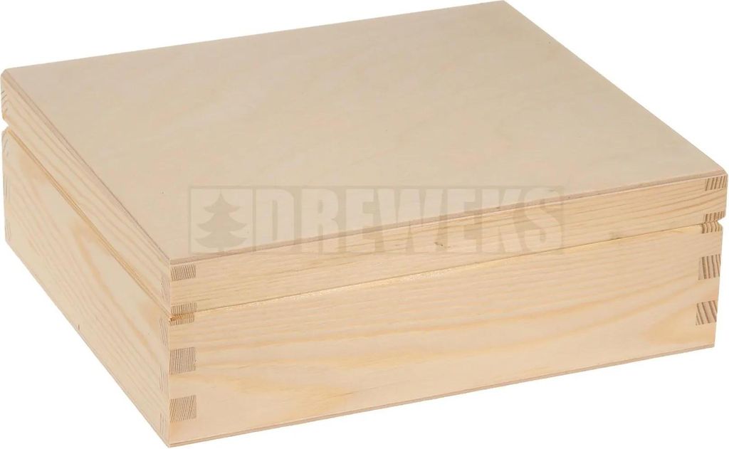 Teebox / Behälter aus Holz mit 9 Fächern