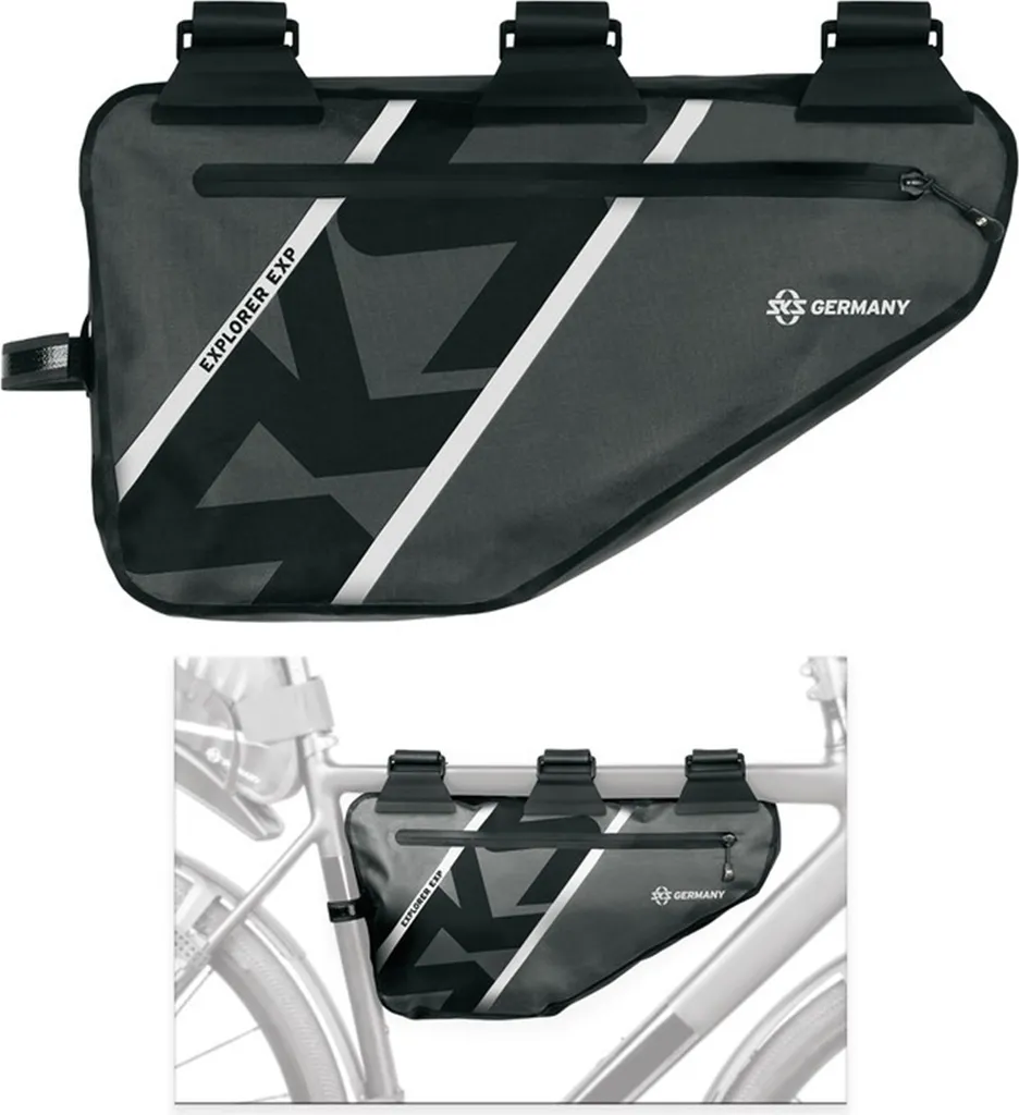 Sks Explorer Sac de cadre imperméable et durable avec fixations sûres - 3