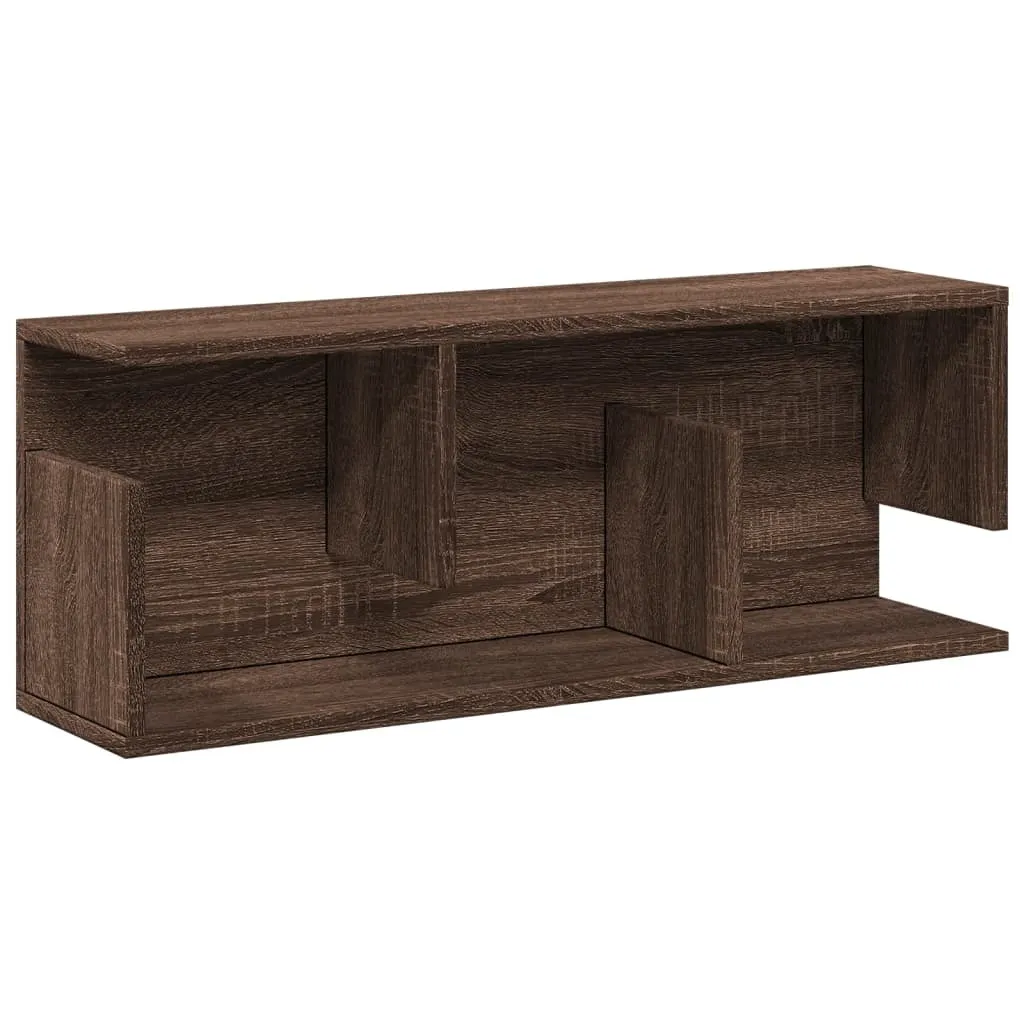 Pensile 80cm Rovere per Studio e Camera | Mobile Muro Design Wood