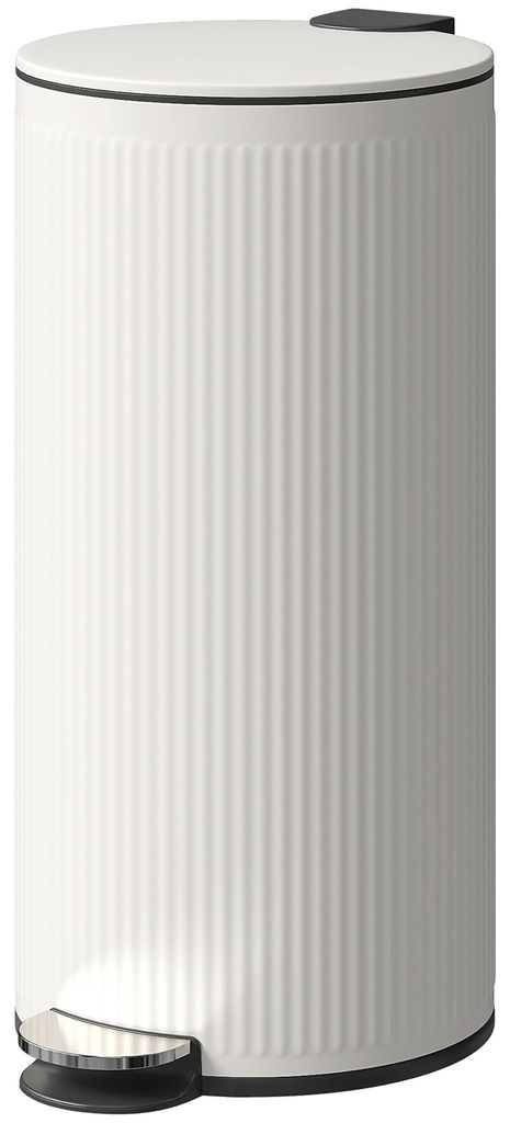 HOMCOM Mülleimer 30 L Treteimer mit Softclose-Deckel und Produktbild 