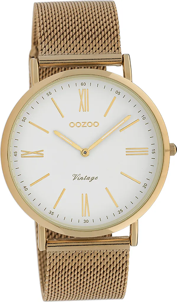 Orologio Donna Oozoo Vintage Oro Rosa D2UOC20061 Elegante Metallo