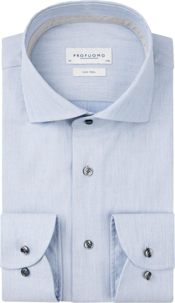 Profuomo Slim Fit Hemd Hellblau