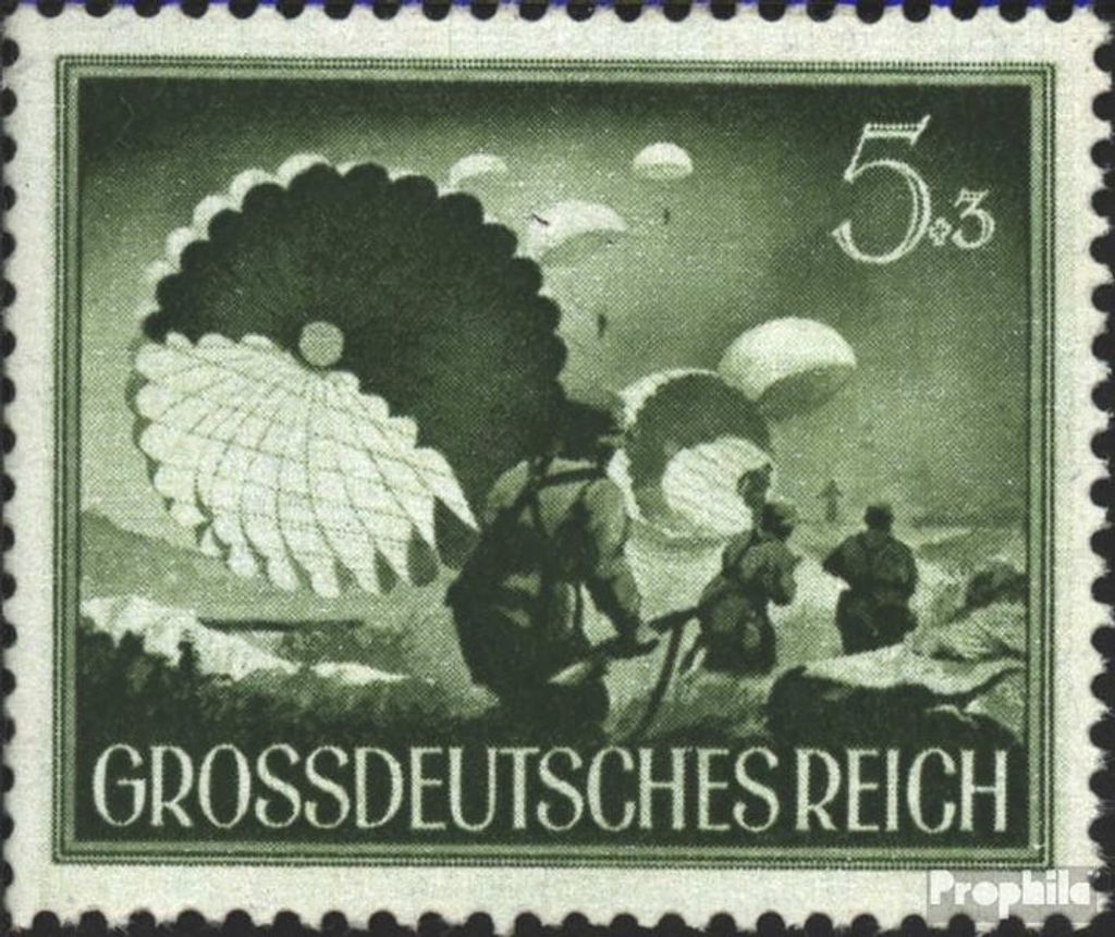 Briefmarken Deutsches Reich 1944 Mi 875y postfrisch Heldengedenktag