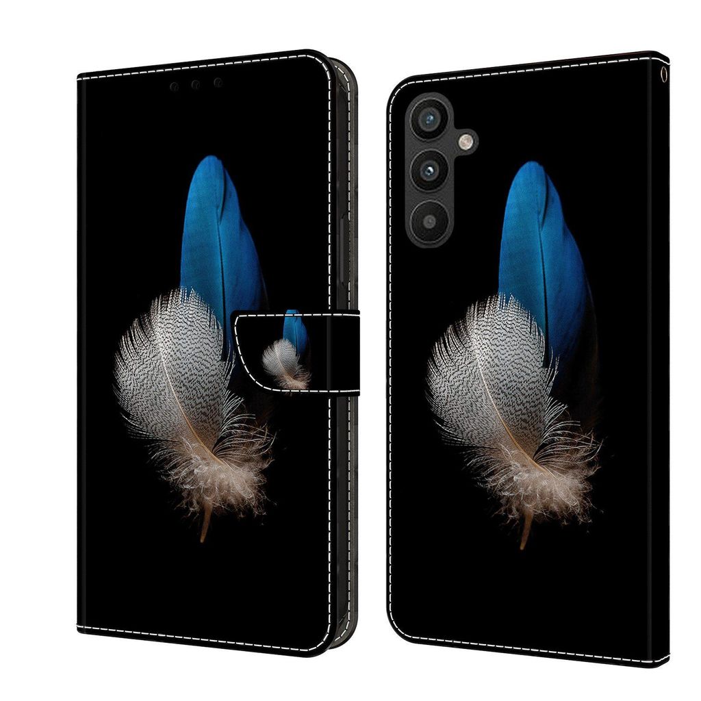 CLM-Tech Handyhülle kompatibel mit Samsung Galaxy A37 5G Hülle - Tasche aus Kunstleder - Klapphülle mit Ständer und Kartenfächern - Schutzhül...