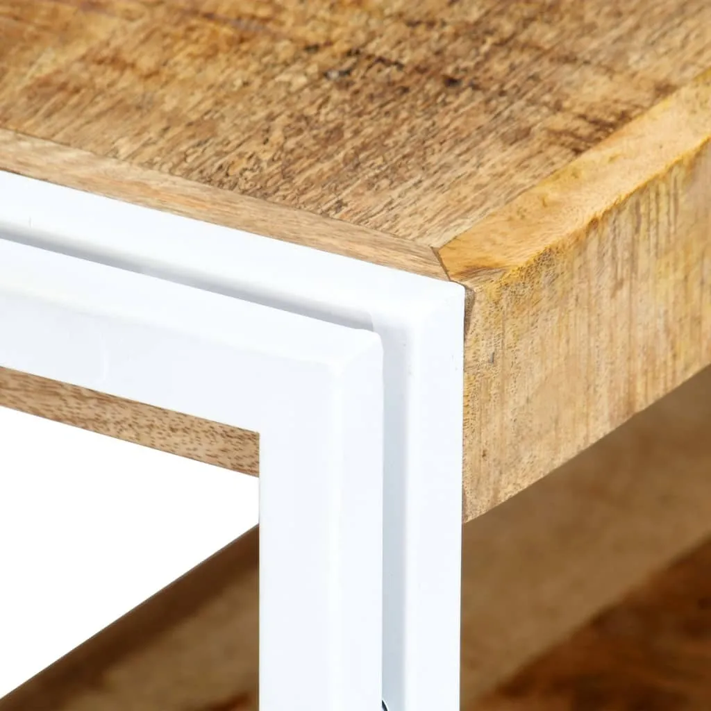 Meuble TV en manguier massif robuste et compact de 90cm - 4