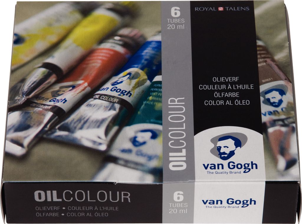 Talens van gogh Ölfarbe Starterset 6 Tuben à 20ml sortierte Image du produit 