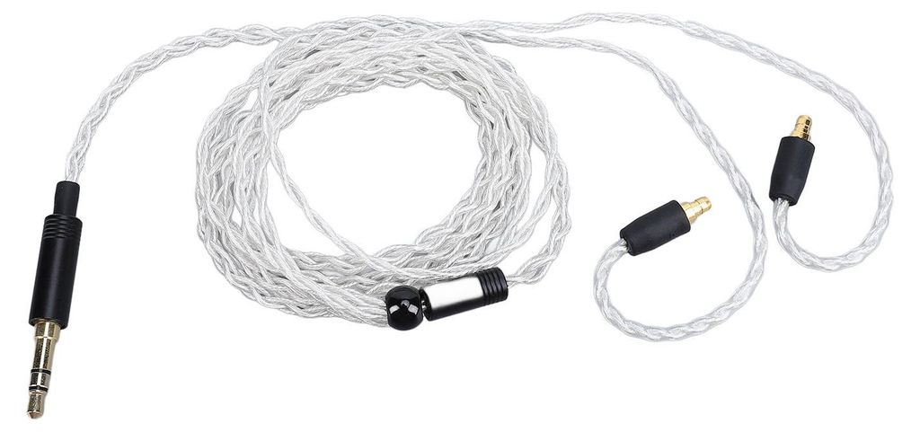 Kopfhörerkabel-Ersatz, versilbertes Kupfer, 3,5 mm Stereo-Stecker, Kopfhörer-Soundkabel, 1,2 m, für IE100 Pro