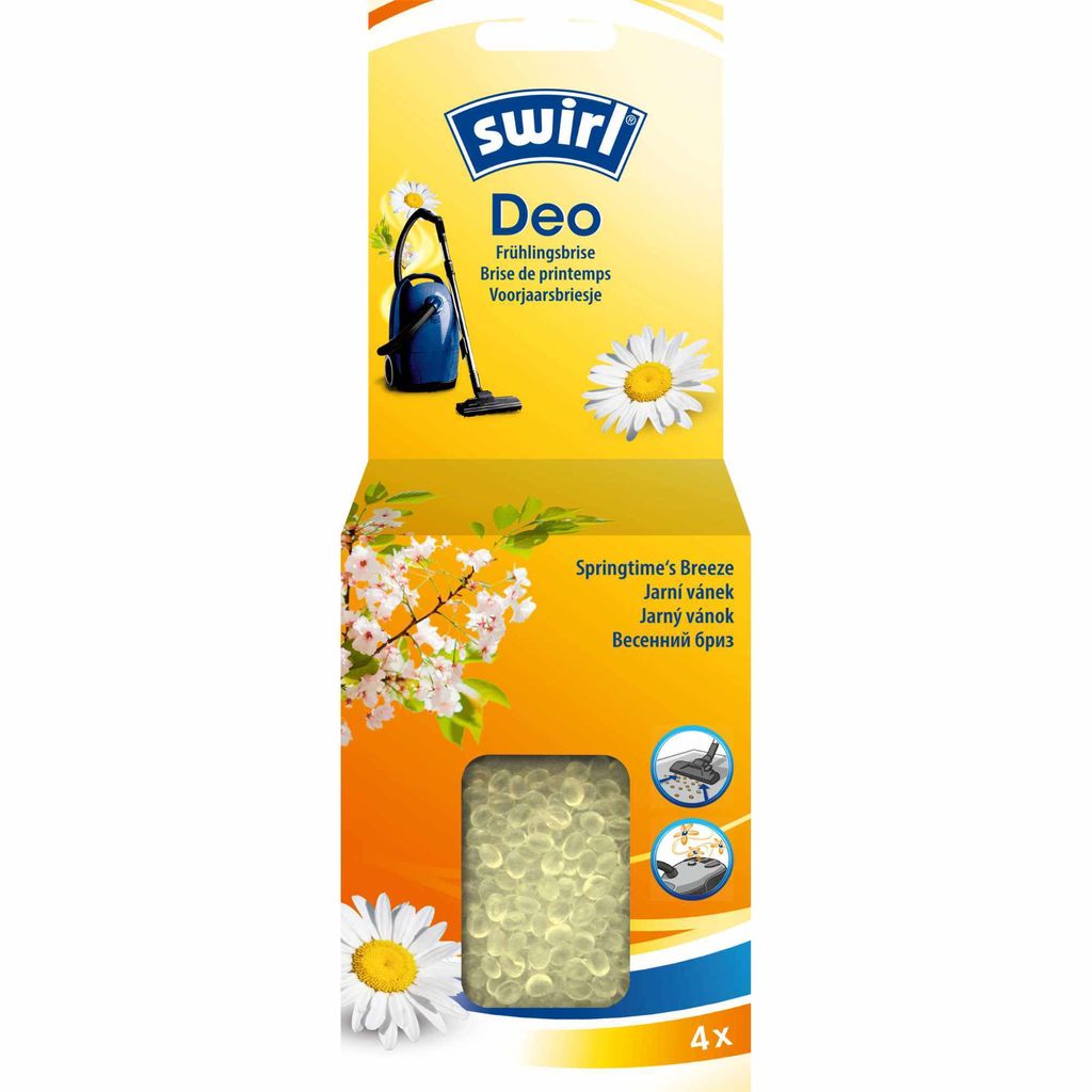 Swirl Deo für Staubsauger Frühlingsbrise - 4 Beutel Produktbild 
