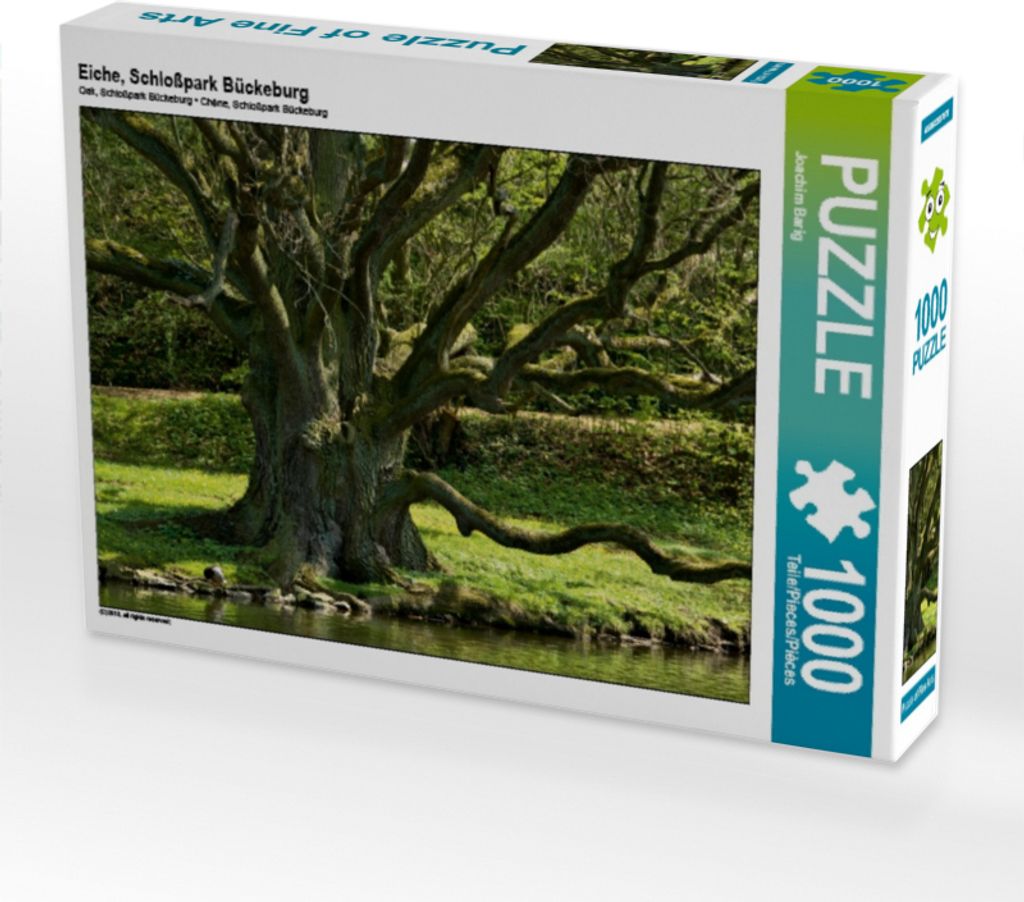 Calvendo Eiche, Schloßpark Bückeburg 1000 Teile Puzzle quer 640x480mm, Barig Joachim; 7362173