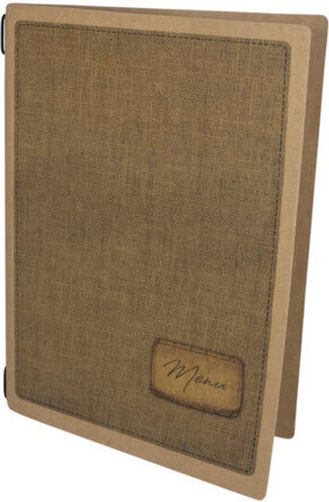 9x Speisekarte "ECO COUNTRY" natur A5