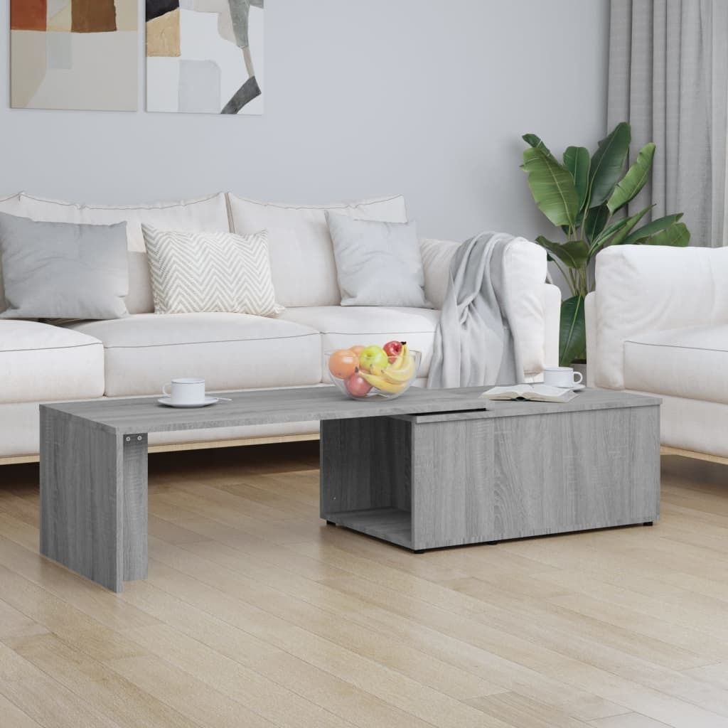 vidaXL Couchtisch Grau Sonoma 150x50x35 cm Holzwerkstoff - Produktbild 