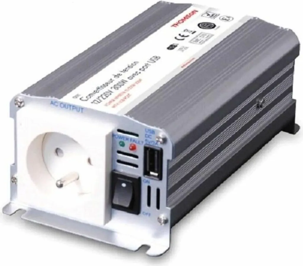 Plus de Batterie ? Convertisseur Thomson 300W 12V 220V - Solution Nomade