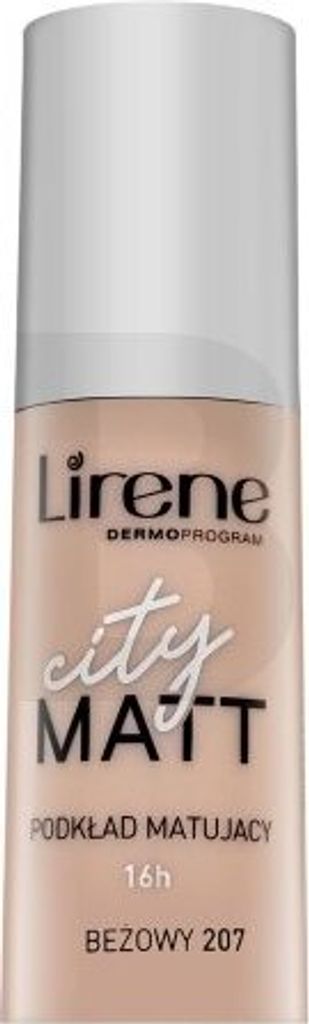 Lirene City Matt Fluid 207 Beige Make-up – Fluid mit mattierender Wirkung 30 ml