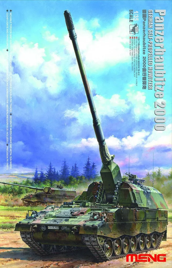 Obusier 2000 MENG 5930049 pour diorama militaire réaliste à l'échelle