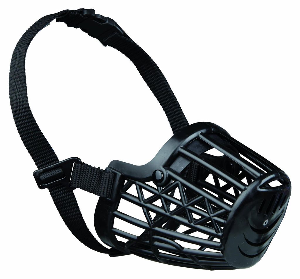 Museruola in plastica nera L-XL 36 cm Immagine del prodotto 